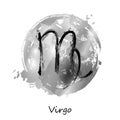Abstract illustration of the zodiac sign Virgo Royalty Free Stock Photo