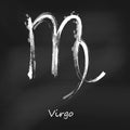 Abstract illustration of the zodiac sign Virgo Royalty Free Stock Photo