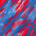 photo red blue grunge brush strokes oil paint isolated on white background. Abstract background of mixed oil paint. Grunge red Royalty Free Stock Photo