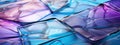 Abstract image of blue-violet glass surfaces