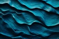 an abstract image of blue waves on a black background Royalty Free Stock Photo