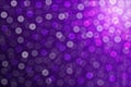 Abstract Bokeh and Light Rays in Dark Purple Background Royalty Free Stock Photo