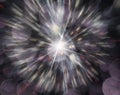 Abstract image, blurred fireworks