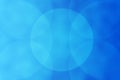 Abstract Blurred Shiny Circles in Blue Background Royalty Free Stock Photo