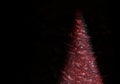 Abstract image of bokeh light burst and textures. abstract cristmas tree shape siluete Royalty Free Stock Photo