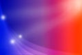 Abstract Glowing Sparkles and Curves in Blue, Red, Pink and Purple Background Royalty Free Stock Photo
