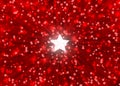 Abstract Stars Blast in Red Background Royalty Free Stock Photo