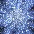 Abstract Stars Blast in Shiny Blue Purple Background Royalty Free Stock Photo