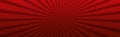 Abstract image, burgundy rays of the sun on a red background - Vector