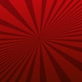 Abstract image, burgundy rays of the sun on a red background - Vector