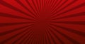 Abstract image, burgundy rays of the sun on a red background - Vector