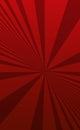 Abstract image, burgundy rays of the sun on a red background - Vector