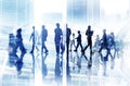 Abstract Image of Business People's Busy Life Royalty Free Stock Photo