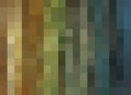 Abstract Mosaic Background in soft bronze/green/blue. Pixels background, mosaic, abstract background, illustration background