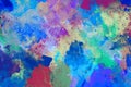 Abstract colourful watercolour background