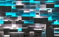 Abstract image of cubes background.3d illustration