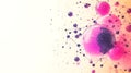 Abstract Pink Bubbles Connected by Lines Royalty Free Stock Photo