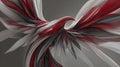 abstract red and grey phoenix Royalty Free Stock Photo
