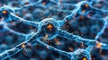 Abstract image depicting vibrant synapses firing in a neural network