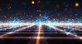 Abstract Digital Network. Global Connection, Data Technology Background Royalty Free Stock Photo