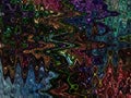 Abstract image. Dynamic motion technology. Curved 3d lines. Futuristic style.