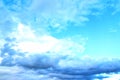 Abstract image empty space sky white clouds beautiful nature