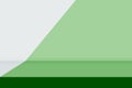 Empty space studio room green and gray gradient background. Royalty Free Stock Photo