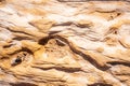 Abstract image of eroded sandstone in the desert