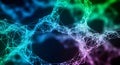 Abstract Digital Network with Gradient Colors Royalty Free Stock Photo