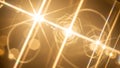 Golden Light Flares and Lens Effects Royalty Free Stock Photo