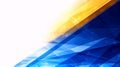 Abstract Geometric Background with Blue and Gold Gradients Royalty Free Stock Photo