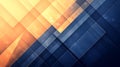 Abstract Geometric Gradient Background with Orange and Blue Tones Royalty Free Stock Photo