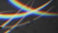 Abstract rainbow light refractions with digital pixelation spectrum Royalty Free Stock Photo