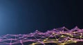 Abstract Network Background, Digital Technology, Data Connection, Science Royalty Free Stock Photo