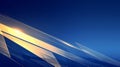 Abstract Geometric Light Rays on Deep Blue Background Royalty Free Stock Photo