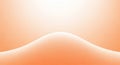 Soft Orange and White Gradient with a Smooth, Curved Hill Shape abstract background Royalty Free Stock Photo