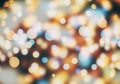 Abstract image featuring bokeh effect with circular light patterns in various sizes and Royalty Free Stock Photo