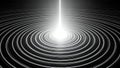 Abstract Light Vortex with Concentric Rings Royalty Free Stock Photo