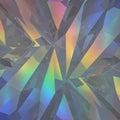 An abstract image featuring a complex array of interlocking geometric shapes,
