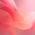 Abstract image featuring flowing, wavy patterns in shades of pink and red. The soft, overlapping layers Royalty Free Stock Photo