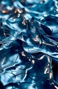 Abstract image featuring a fluid, wavy surface with a glossy finish. Royalty Free Stock Photo