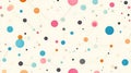 Abstract Colorful Circles Connected By Lines Royalty Free Stock Photo