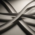 Abstract image featuring intricate overlapping curves and lines creating Royalty Free Stock Photo