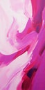 Magenta Abstract Painting With Blink-and-you-miss-it Detail Royalty Free Stock Photo