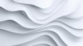 white flowing layered curves design Royalty Free Stock Photo