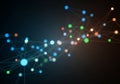 Abstract image featuring a network of Royalty Free Stock Photo