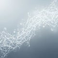 Abstract image featuring a network of intertwined white lines against a soft gradient Royalty Free Stock Photo