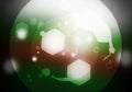 Abstract image featuring overlapping hexagonal shapes Royalty Free Stock Photo