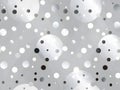 Abstract Pattern of Gray, White, and Black Circles Royalty Free Stock Photo