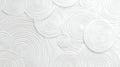 white concentric circles abstract design Royalty Free Stock Photo